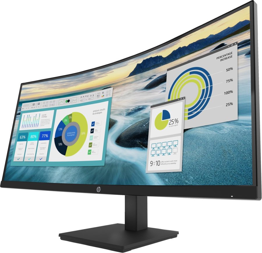 HP P34hc G4 WQHD USB-C Curved Monitor #4