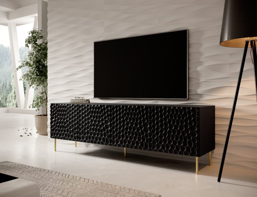 RTV HOLE kabinet 190x40,5x59,5 cm mat sort #3