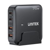 GaN-netoplader - Unitek P1228ABK01-EU | 70W 2x USB-C 2x USB-A #1