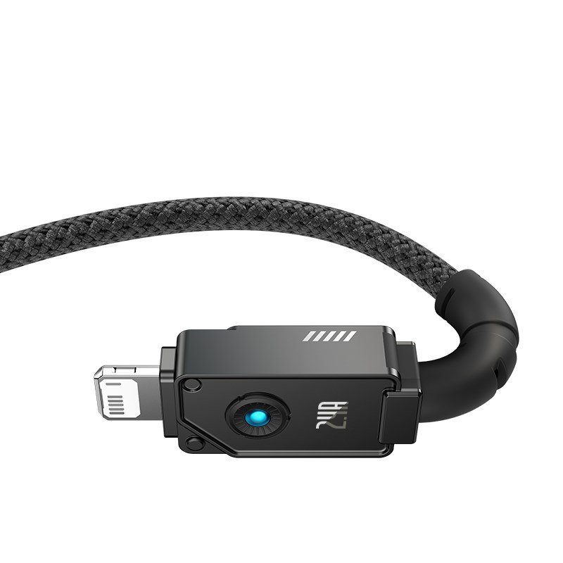 Baseus Unbreakable USB A til iP-kabel 1 m 5V-2,4A Sort #5