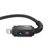 Baseus Unbreakable USB C til iP-kabel 1 m 20 W Sort #3