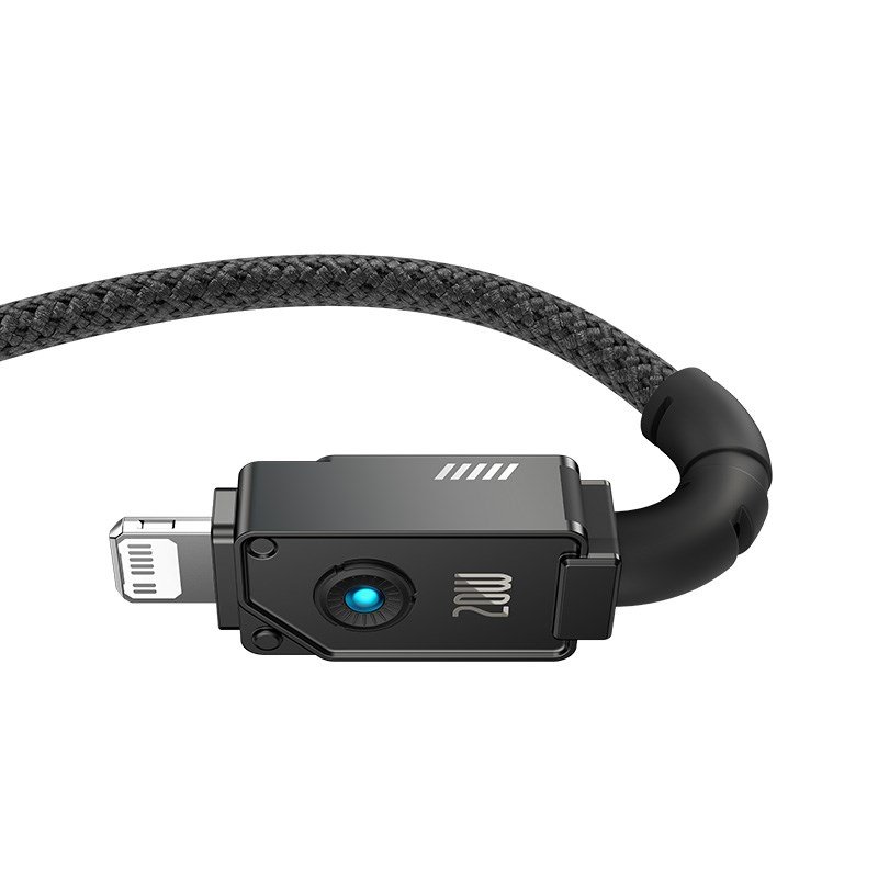 Baseus Unbreakable USB C til iP-kabel 1 m 20 W Sort #3