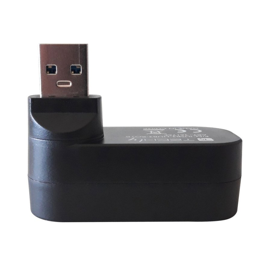 Techly IUSB3-HUB3-ROTB interface hub USB 3.2 Gen 1 (3.1 Gen 1) Type-A 5000 Mbit/s Sort #12