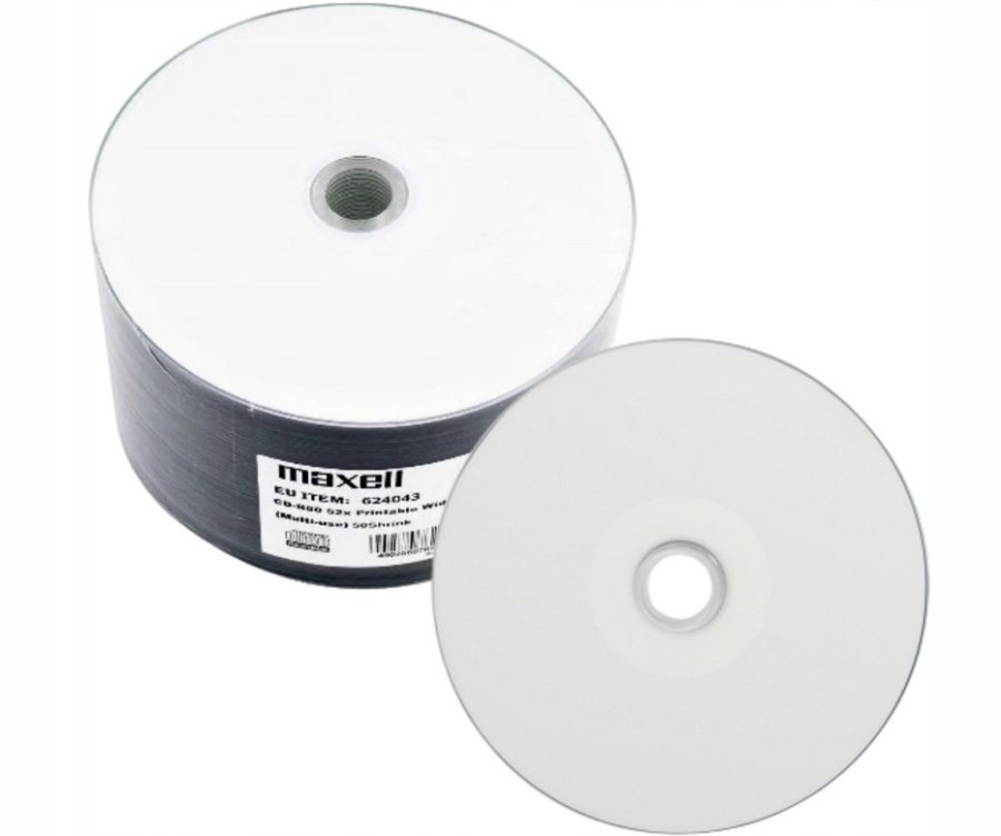 MAXELL CD-R 700MB 52x80 min, spindel, printbar disk #2