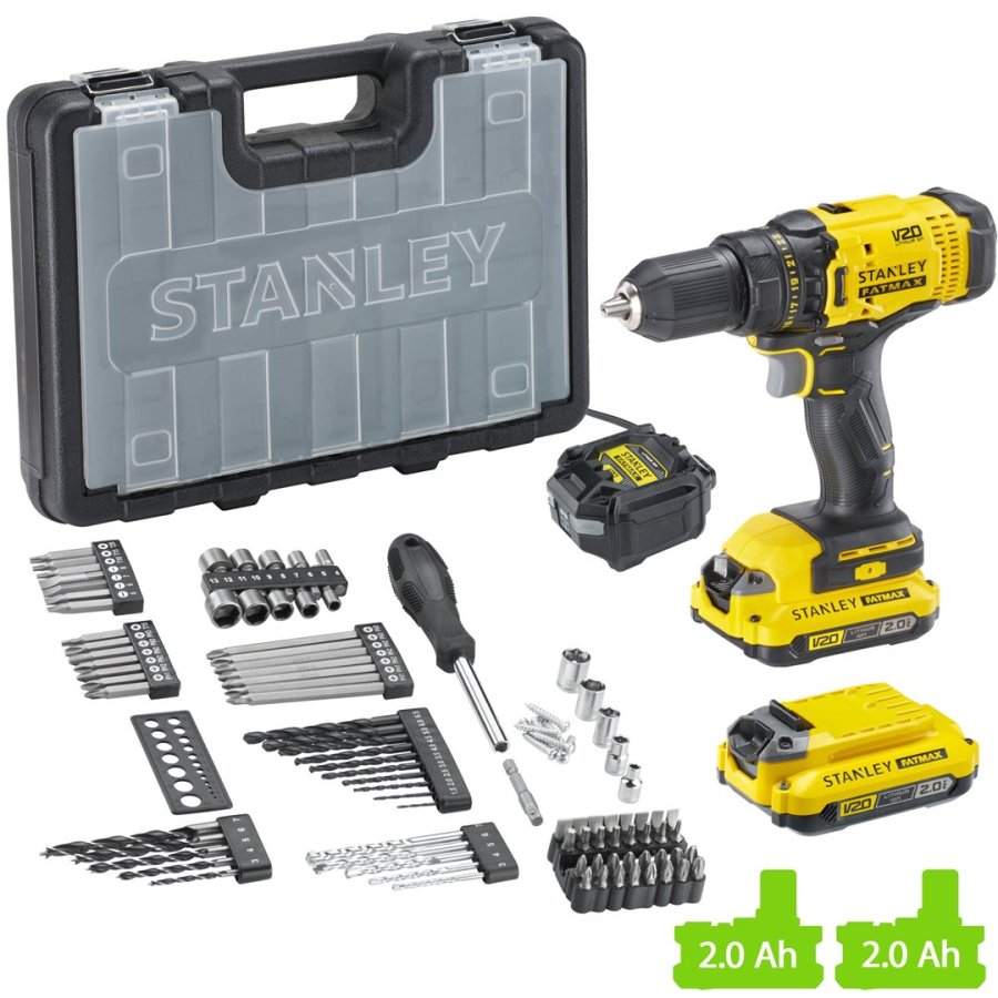 STANLEY SFMCD700D2A-QW 20V bore-/skruemaskine #6