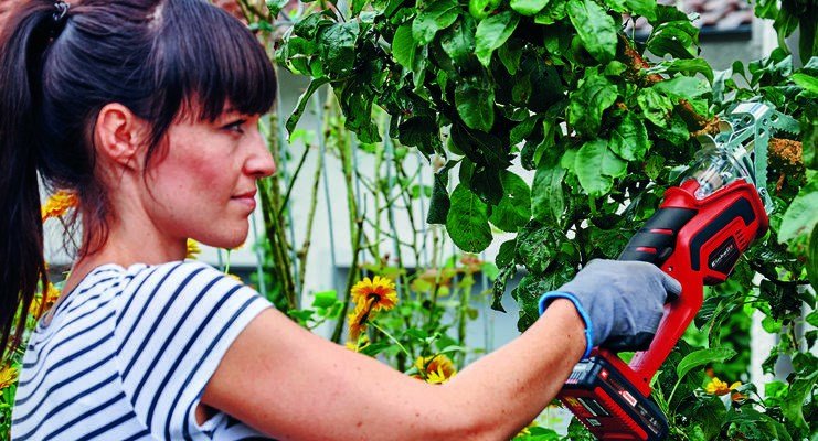 Einhell GE-GS 18 Li-Solo beskringssaks Aflede Sort, Rd #3