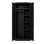 Iron Mate SATURN metalopbevaringsskab 185x90x45, sort RAL9005 #3