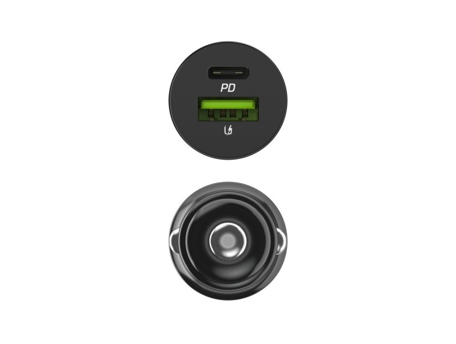 Green Cell GC PowerRide Nano38 38W 6A 1x USB-C 1x USB-A biloplader #11