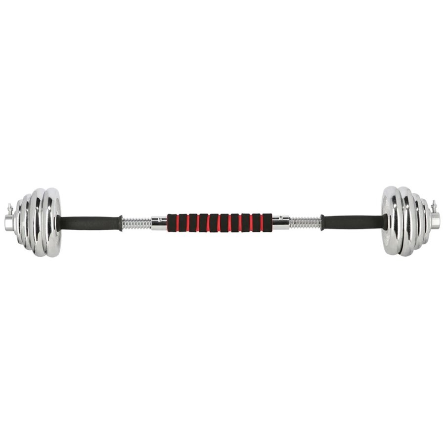 Farvede vgtstnger med vgtstangsfunktion i etui HMS SKC20 2 x 10 kg #25