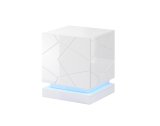 QIU sengebord 2 stk. 46x41,5x53 cm hvid blank/hvid blank #1