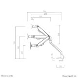 Neomounts FPMA-D750DWHITE2 skrmbeslag og -stativer 81,3 cm (32