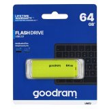 Goodram UME2-0640Y0R1 64 GB USB Type-A 2.0-hukommelsespind Gul #1