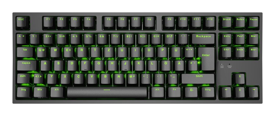 GENESIS Thor 404 TKL tastatur Spil USB QWERTZ Tysk Sort #4