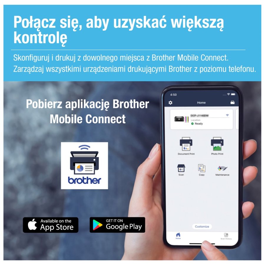 Urzdzenie wielofunkcyjne Brother DCP-T730DW #9