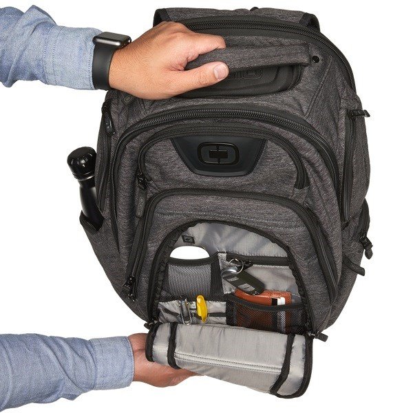 OGIO RYGS�K RENEGADE RSS GRAPHITE (SORT PINDOT) P/N: 111071_317 #14
