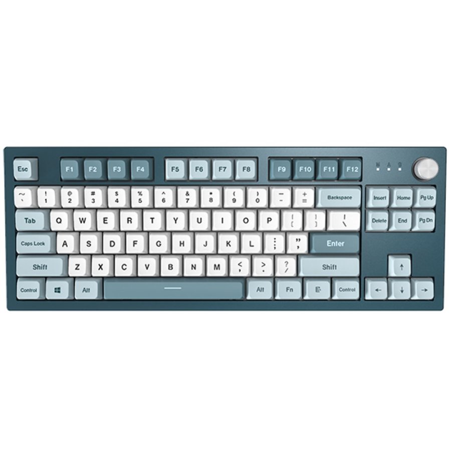 Montech MKey TKL tastatur Spil USB Mrkegr, Lyse Bl, Hvid #3