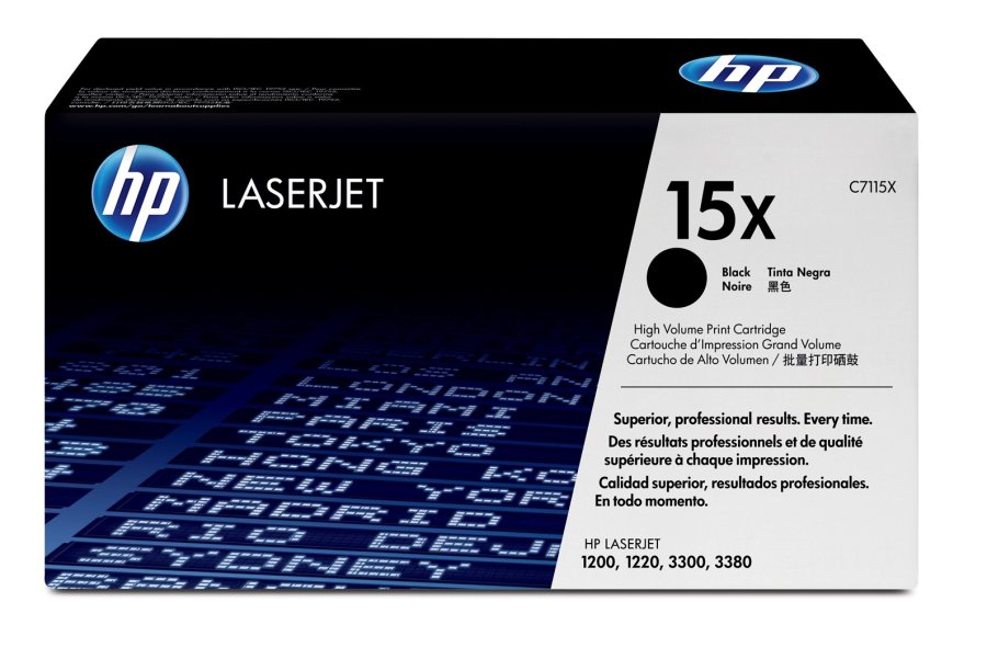 Black Laser Toner HC (C7115X) #1