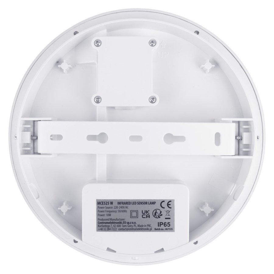 LED-lampe med bev�gelsessensor Maclean, PIR-sensor, farve hvid, 10 W, IP65, 1000 lm, neutral farve, MCE525 W #4