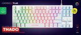 Trust GXT 833W THADO tastatur Spil USB QWERTY US engelsk Hvid #9