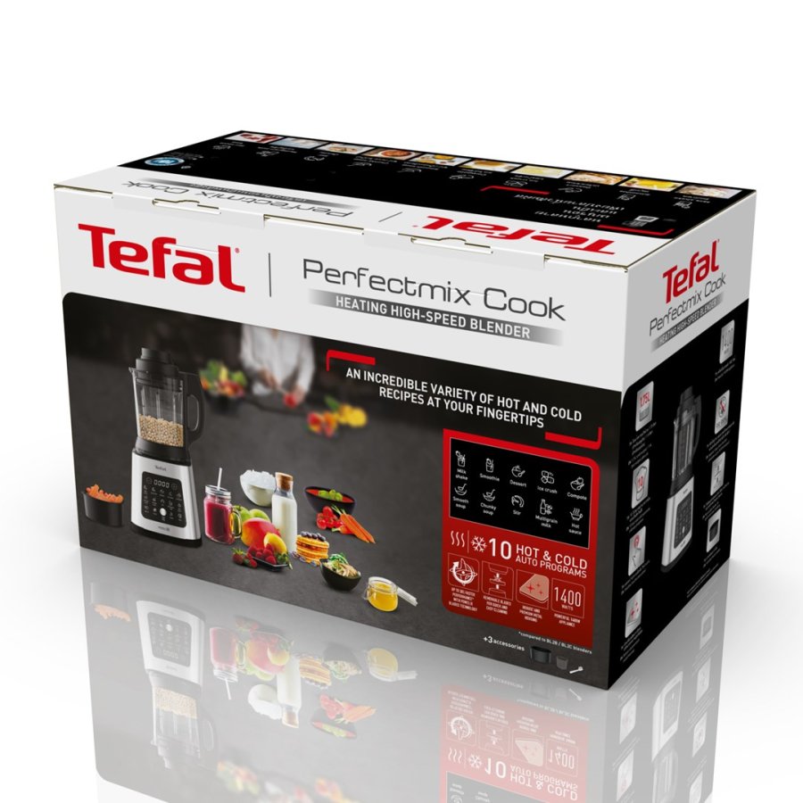 Tefal Perfectmix Cook BL83SD 1,75 L Bordplade blender 1400 W Sort, Rustfrit stl #11