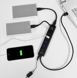 Axagon HUE-SA7BP interface hub USB 3.2 Gen 1 (3.1 Gen 1) Type-A 5000 Mbit/s Sort #3