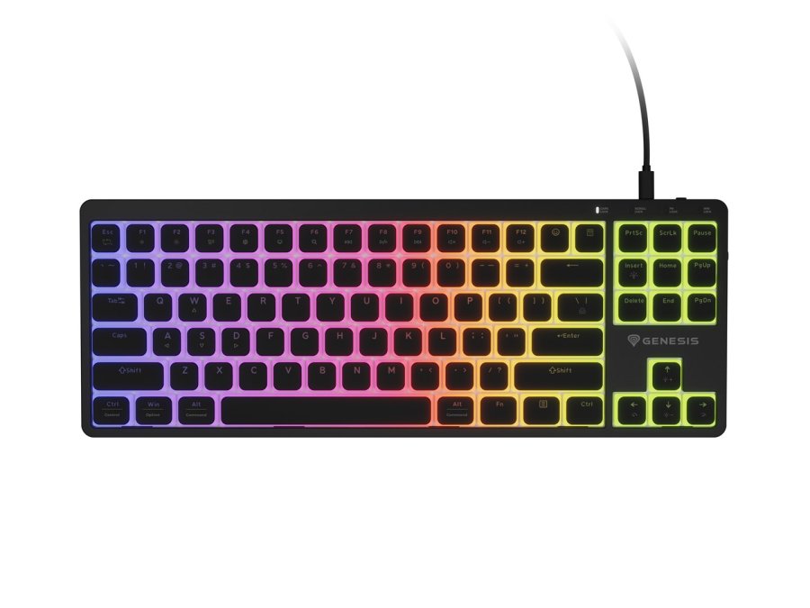 GENESIS Thor 430 TKL tastatur Spil USB QWERTY US engelsk Sort #31