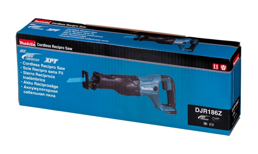 Makita DJR186Z frem- og tilbagegende sav Sort, Bl #7