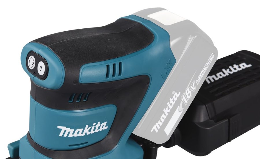 Makita DBO480Z transportabel slibemaskine Excentersliber 14000 OPM Sort, Bl 210 W #10