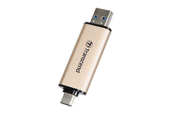 Transcend JetFlash 930C USB-ngle 128 GB USB Type-A / USB Type-C 3.2 Gen 1 (3.1 Gen 1) Guld #3