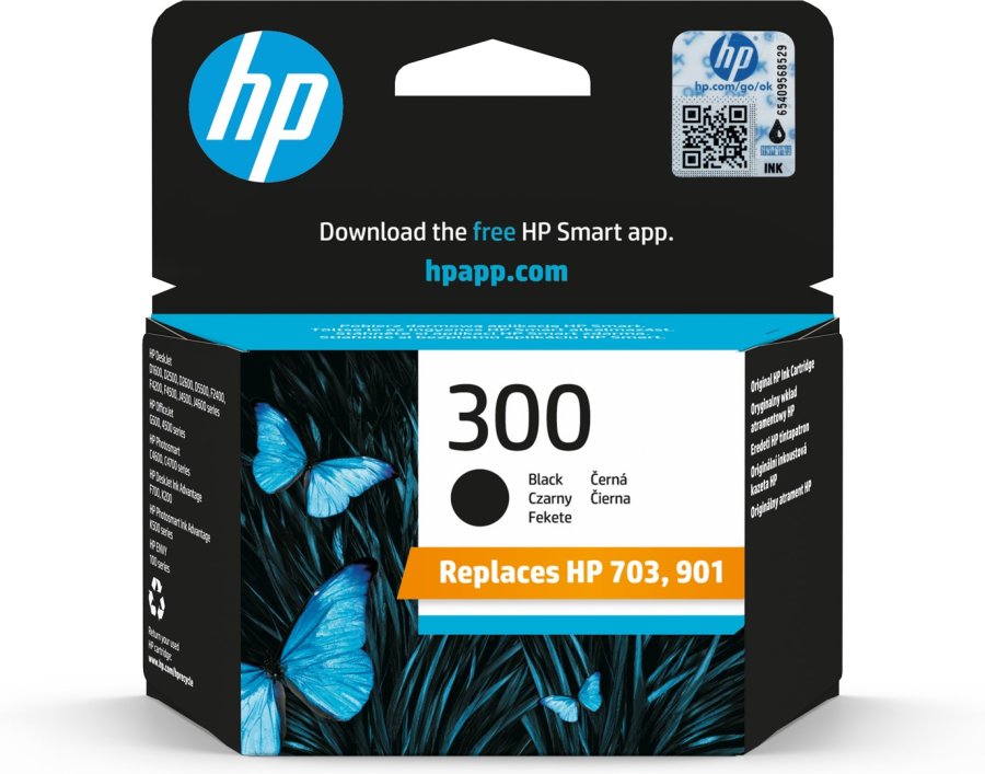 HP Original 300-blkpatron, sort #1