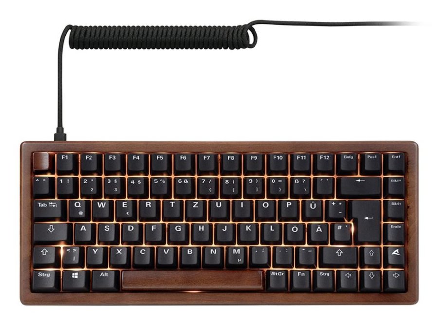 Sharkoon 100068081 tastatur Hjem USB QWERTZ Tysk Sort, Tr� #2