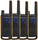 Motorola Talkabout T82 Extreme Quad Pack tovejsradio 16 kanaler Sort,Orange #1