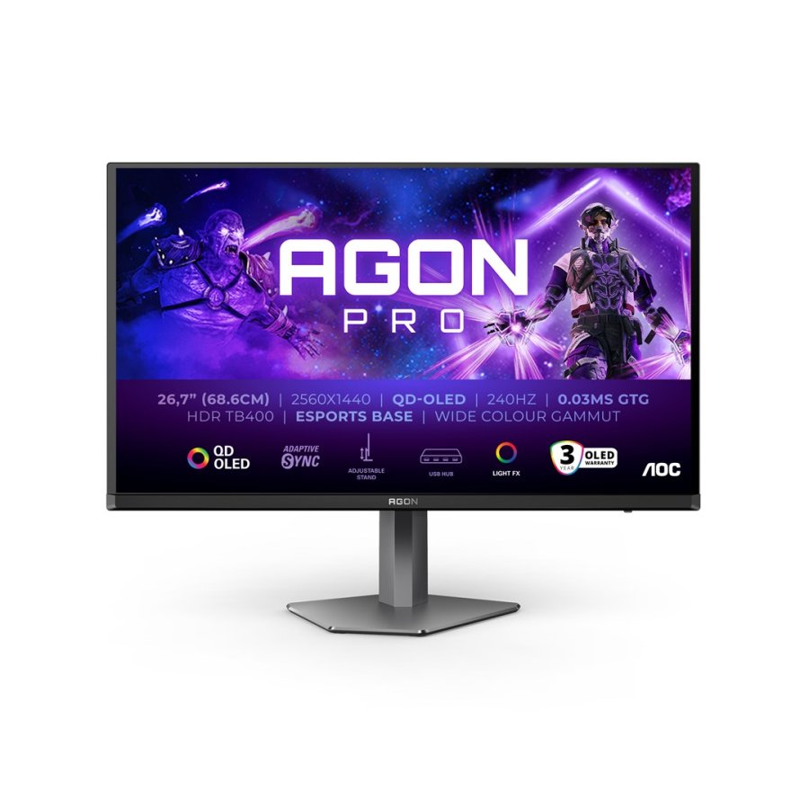 AOC AGON PRO AG276QZD2 computerskrm 67,8 cm (26.7
