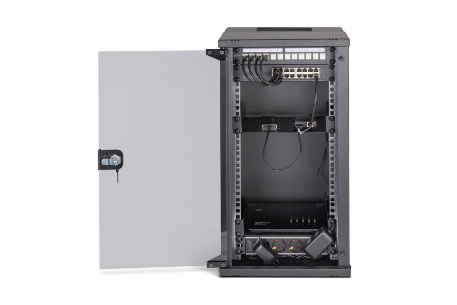 Digitus DN-49105-SET stativ 12U V�gmonteret stativ Sort #6