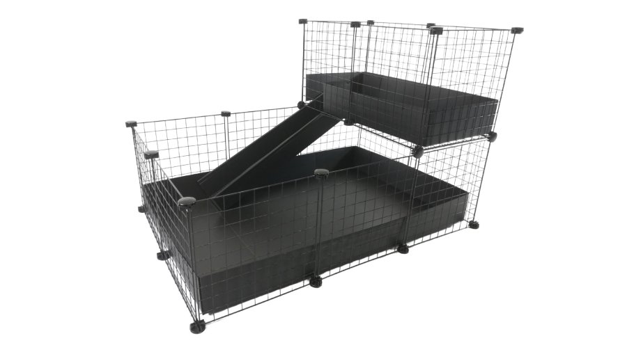 C&C Modulrt bur 3x2 + Loft 2x1+ sort rampe #1