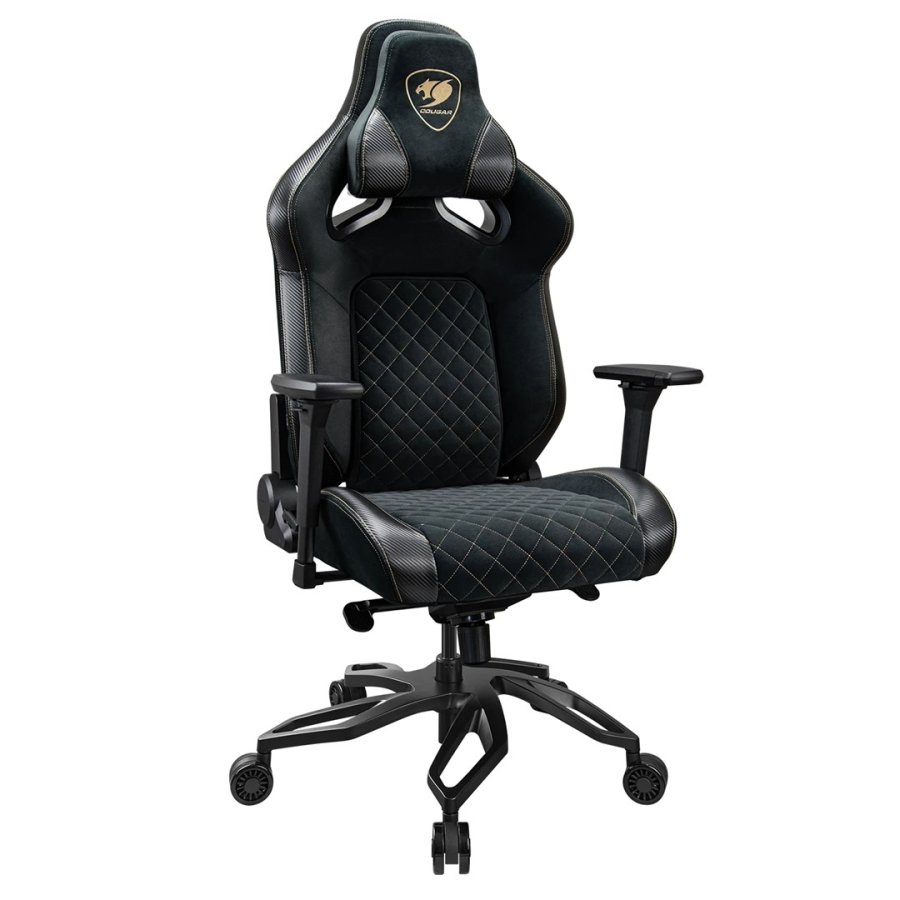 COUGAR CGR-T2F-GLB Universal gamingstol Polstret vatteret s�de Sort #1
