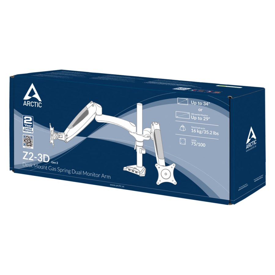 ARCTIC Z2-3D Gen 3 86,4 cm (34