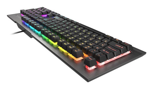 GENESIS Rhod 500 RGB tastatur Spil USB QWERTY Spansk Sort, Gr #5
