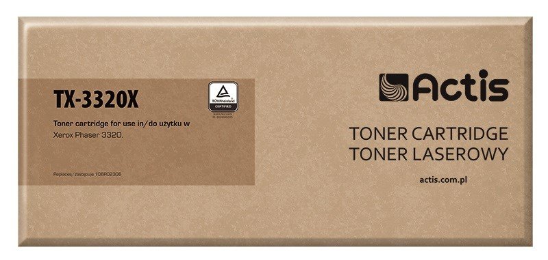 Actis Tonerpatron TX-3320X (erstatning Xerox 106R02306; 11000 sider; sort) #1