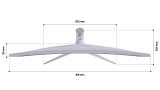 JAPANNEXT JN-IPS340UWQHD60C-C65W-HS-W computersk�rm 86,4 cm (34