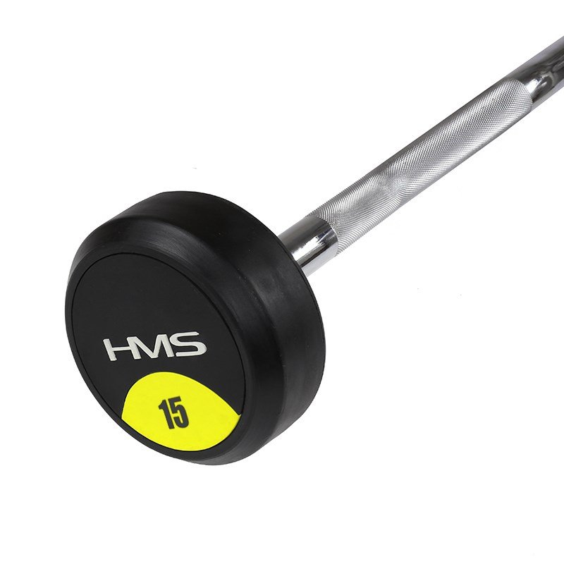 HMS GSL15 fast vgtstang/ gummibelagt knkket stang 15 kg #7
