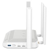 Keenetic Hero 4G+ (KN-2312) tr�dl�s router Gigabit Ethernet Dual-band (2,4 GHz / 5 GHz) Gr�, Hvid #3