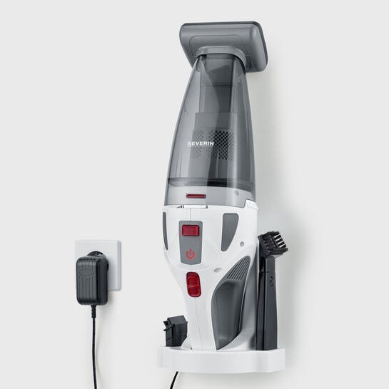 Severin HV 7146 stav stvsuger & elektrisk kost Batteri Tr&vd UltraFine 120 W Gr, Rd, Hvid 2,2 At #13
