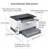 HP LaserJet M209dw Printer, Sort og hvid, Printer til Hjem og hjemmekontor, Print, Tosidet print; Kompakt strrelse; Energibesparende; Dual-band Wi-Fi #20