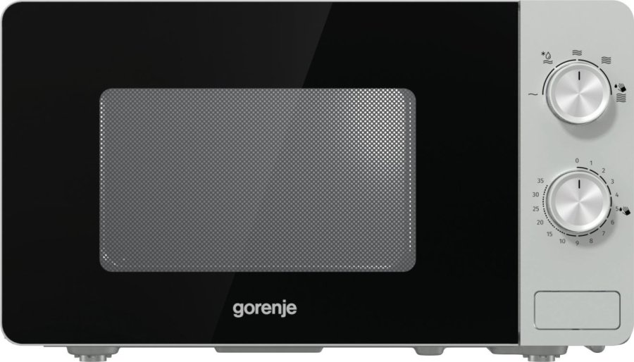 Gorenje MO17E1S mikroblgeovn Sort, Rustfrit stl Solo mikroovn Over komfuret 17 L 700 W #3