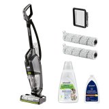 Bissell CrossWave Hydrosteam Pet Pro St�ende vakuum Vekselstr�m T�r&v�d Posel�s 0 L 1100 W Sort, S�lv #1