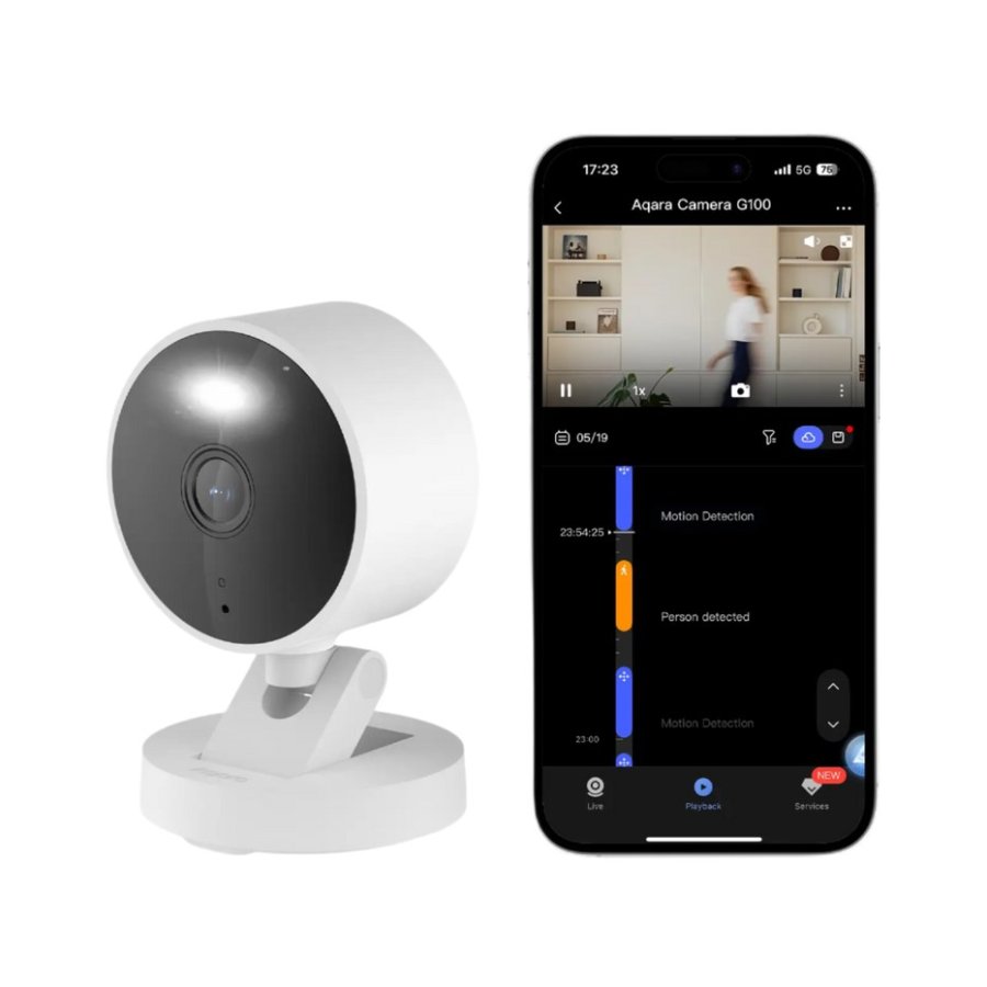 Aqara G100 Select Terning IP-sikkerhedskamera Indend�rs & udend�rs 2304 x 1296 pixel Loft/v�g #1