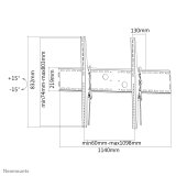 Neomounts LFD-W2000 tv-beslag 2,54 m (100