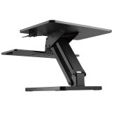 Skrivebordsstativ til tastatur og skrm eller brbar computer MACLEAN MC-882 til stende/siddende arbejde Sort #4
