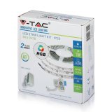LED-strimmel V-TAC VT-5050 60 IP20-RGB SMD5050 12V 230V IP20 10W/m 1000lm (SKU 2558) #3